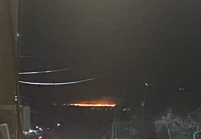 ხანძარია თელავში, ძველი აეროპორტის ტერიტორიაზე